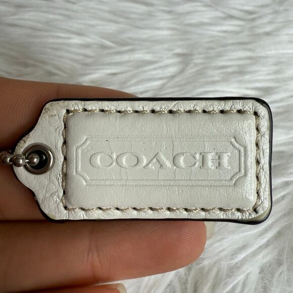 1.5" COACH Fob Bag Charm Hang tag Hangtag - Picture 1 of 2